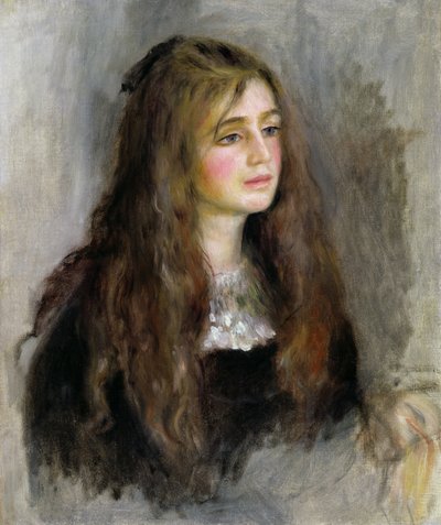 Portret van Julie Manet (1878-1966) 1894 door Pierre Auguste Renoir